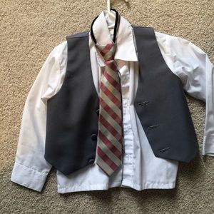 Toddler size 4T gray suit